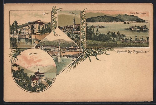 Litografia luino picordo del - litografia,