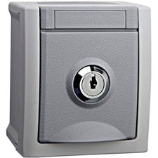 VIKO 90591045-DE  Interruttore per ambienti umidi Presa schuko, bianco artico Pa