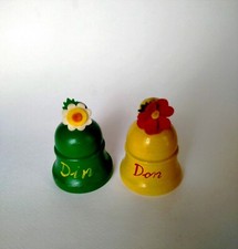 COLLEZIONE LENCI  VINTAGE CAMPANELLE DIN DON EPOCA  ANNI '40 - RARE -