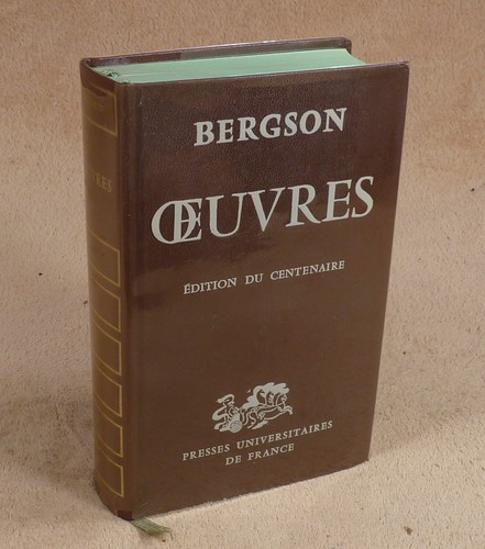 Bergson oeuvres édition du - bergson,