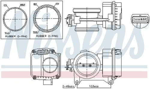 Corpo farfallato elettrico