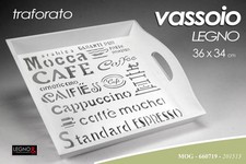 VASSOIO IN LEGNO TRAFORATO