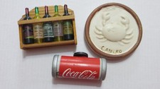 7 calamite artistiche decorative ceramica bomboniere smile coca cola bottiglie