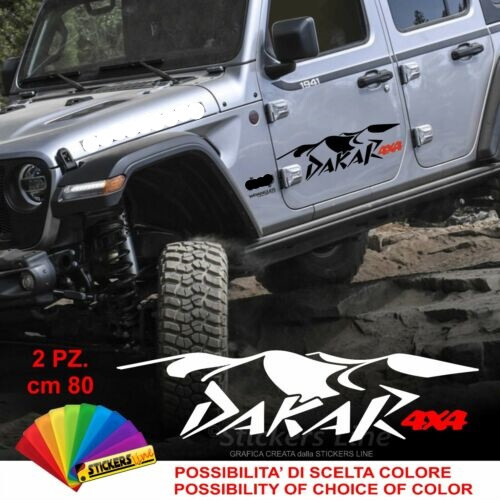 Adesivi fuoristrada dakar 4x4 - dakar,