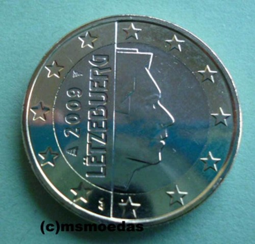 Luxemburg euro münze - luxemburg, 1