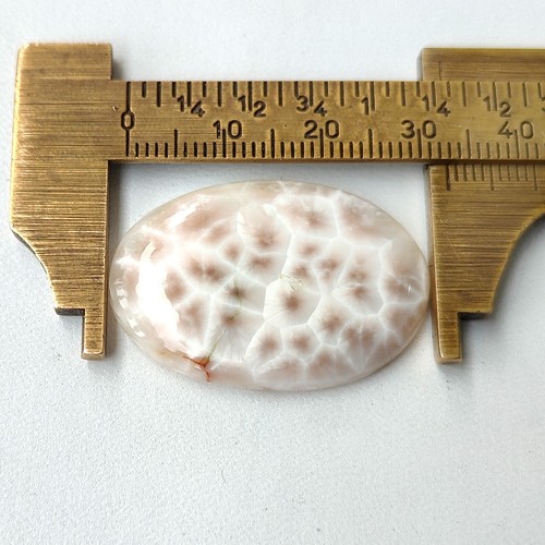 Natural natrolite cabochon - natural,