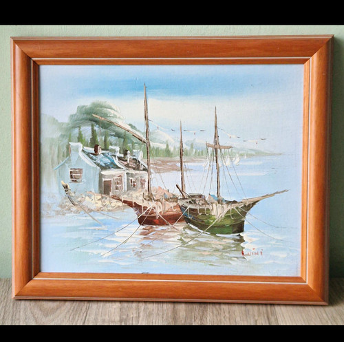 Dipinto olio originale - , firmato