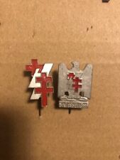 Spilla fascista in coppia