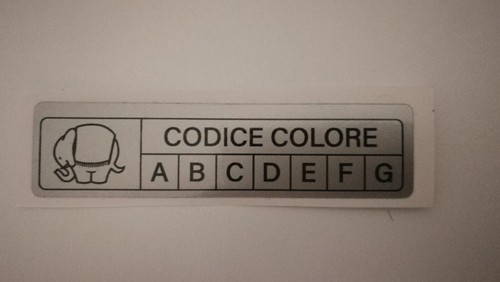 Adesivo colore telaio cagiva - adesivo,