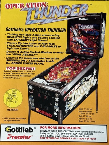 Gottlieb pinball depliant - gottlieb,