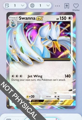 Pokemon tcg pocket swanna ex - pokemon,
