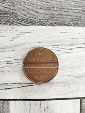 Gettone Telefonico 7809 RARO Cornetta Stile Antico Vintage Collezione Cabina