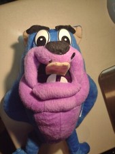 Peluche pupazzo lingua cane toro blu Rinco 2011