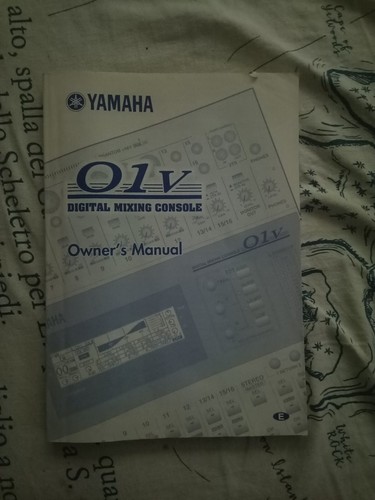 Manuale yamaha digital 01v - manuale,