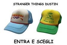 CARNEVALE HALLOWEEN CAPPELLO CON VISIERA DUSTIN STRANGER THINGS TAGLIA UNICA
