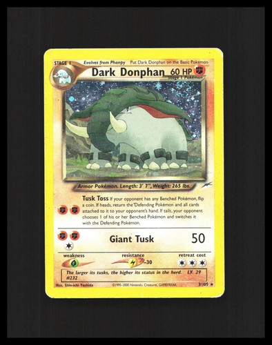 Dark donphan pokémon neo - pokémon,