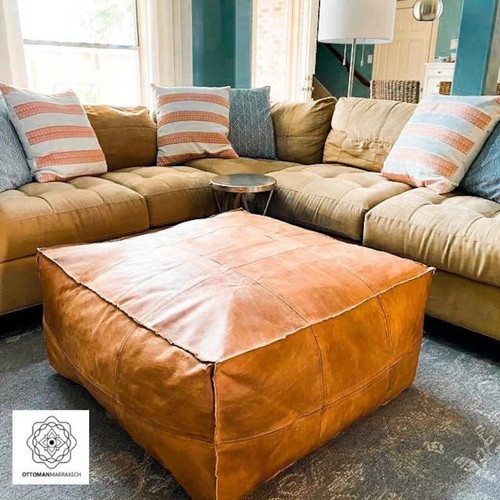 Pouf pelle fatto - in,