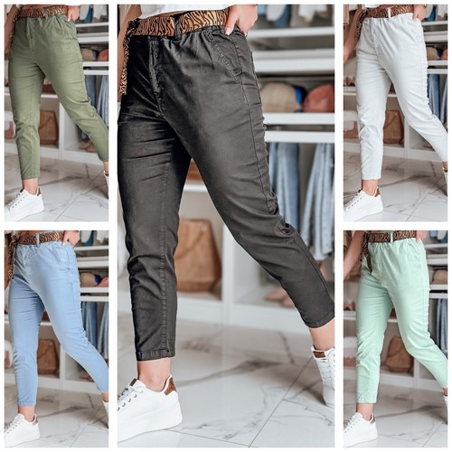 Pantalone donna vita alta - , con