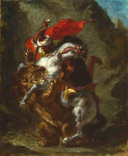 Dipinto olio cavallo animale