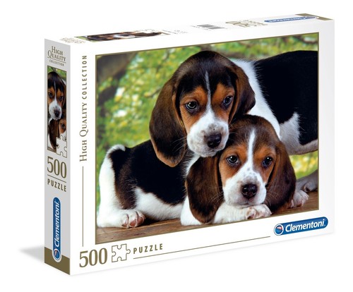 Puzzle clementoni 500 due cani - puzzle,