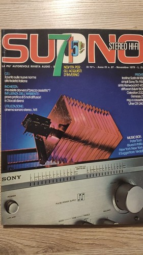 Rivista suono novembre 1979 - suono,