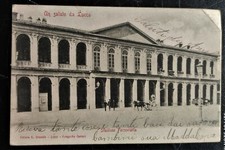 CARTOLINA 1903 LUCCA STAZIONE FERROVIARIA CARROZZE CAVALLI