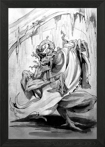 Quadro stampa tela poster - su,