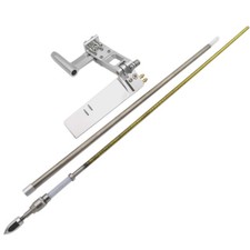 RC Barca Catamarano 4,76mm Albero Flessibile Supporto Puntone Doppio Pickup Acqua 110mm Timone