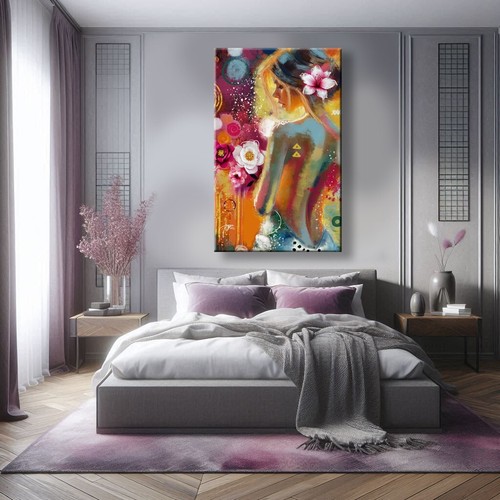 Quadri moderni astratti donna - quadri,