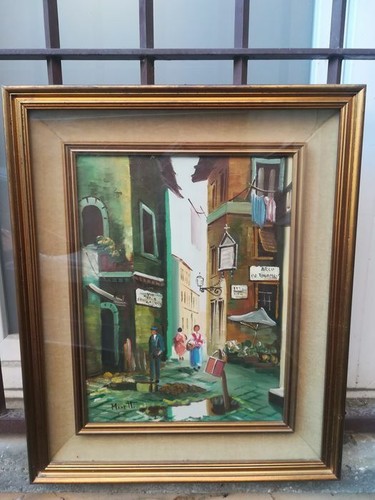 Quadro olio tela - su,