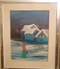 Naif Quadro Naif Raffigurante