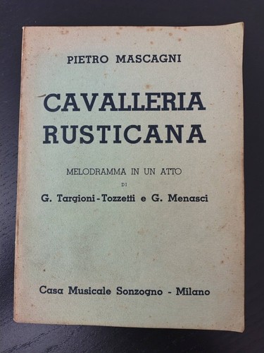 Cavalleria rusticana mascagni - cavalleria,