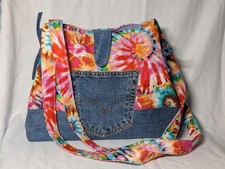Borsa in denim boho fatta a