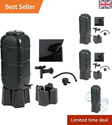Black water butt 100l slim - butt,