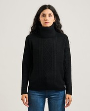 Dolcevita donna Fracomina con punto treccia