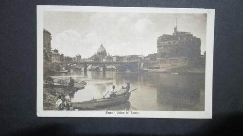 Roma veduta del tevere anni - roma,