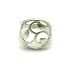 Sterling Silber Ring Triskel solide punziert 925 handgefertigt