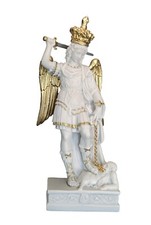 Statua di San Michele Arcangelo in resina, 22cm