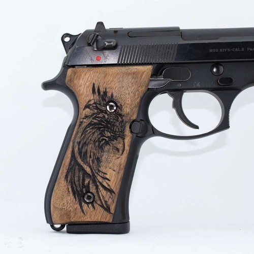 Beretta 92fs m9 walnut - beretta,