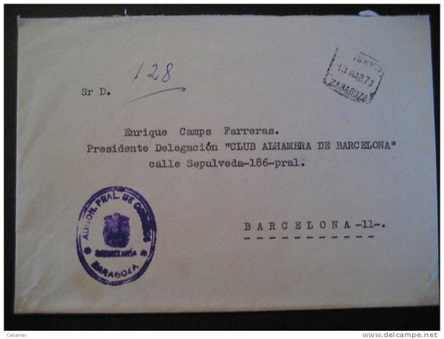 Zaragoza 1971 ufficio postale - zaragoza,