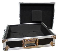 Pro X T-TT DJ Giradischi Flight Case con Schiuma Regolabile, Compensato 3/8"