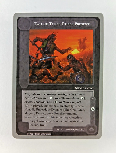 Carta ccg due tre tribù - carta,
