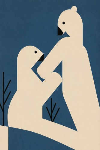Poster arte orsi polari - poster,