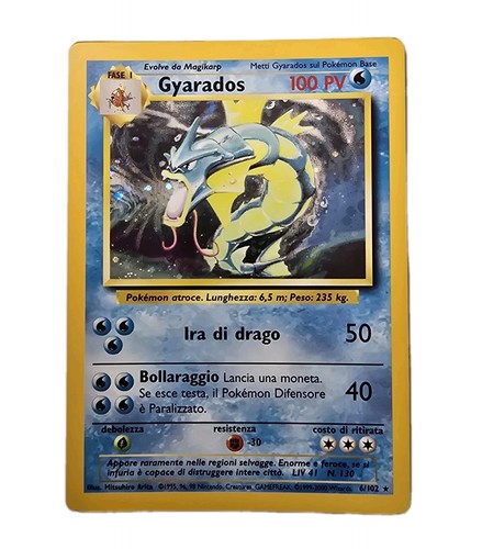 Pokemon gyarados 102 set - pokemon, 6/102