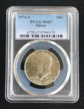 1976-S MEZZO DOLLARO ARGENTO