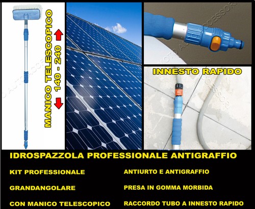 Set pulizia pannelli solari - set,