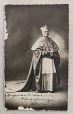 foto cartolina autografo benigno luciano migliorini vescono vicenza rieti chieti