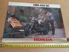 BROCHURE ORIGINALE HONDA CBX 450 SC NIGHTHAWK DEPLIANT SALES RIF3