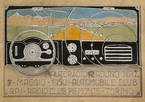 Auto radio raduno torino - torino, 1950