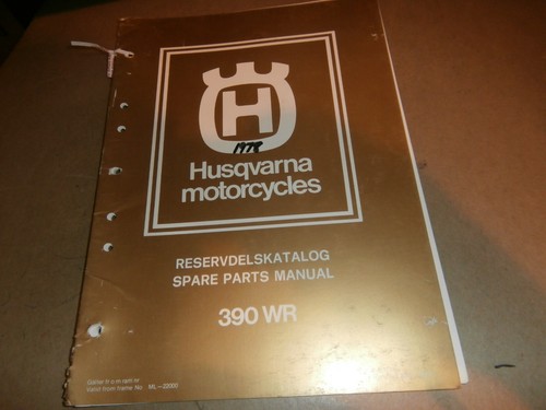 Manuale ricambi moto - , husqvarna